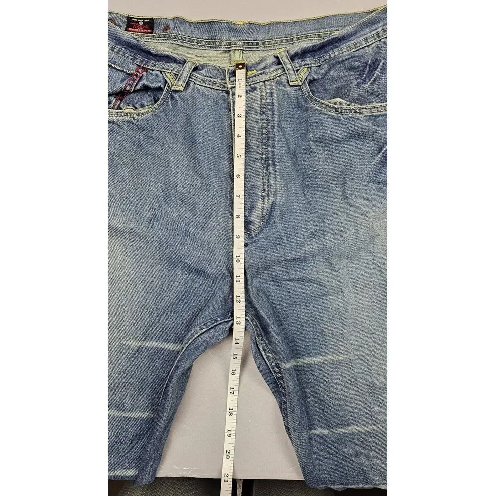 Hypnotic Genes Jeans Mens 40x30. Vintage Y2K Baggy Hip Hop‎ Blue Denim.